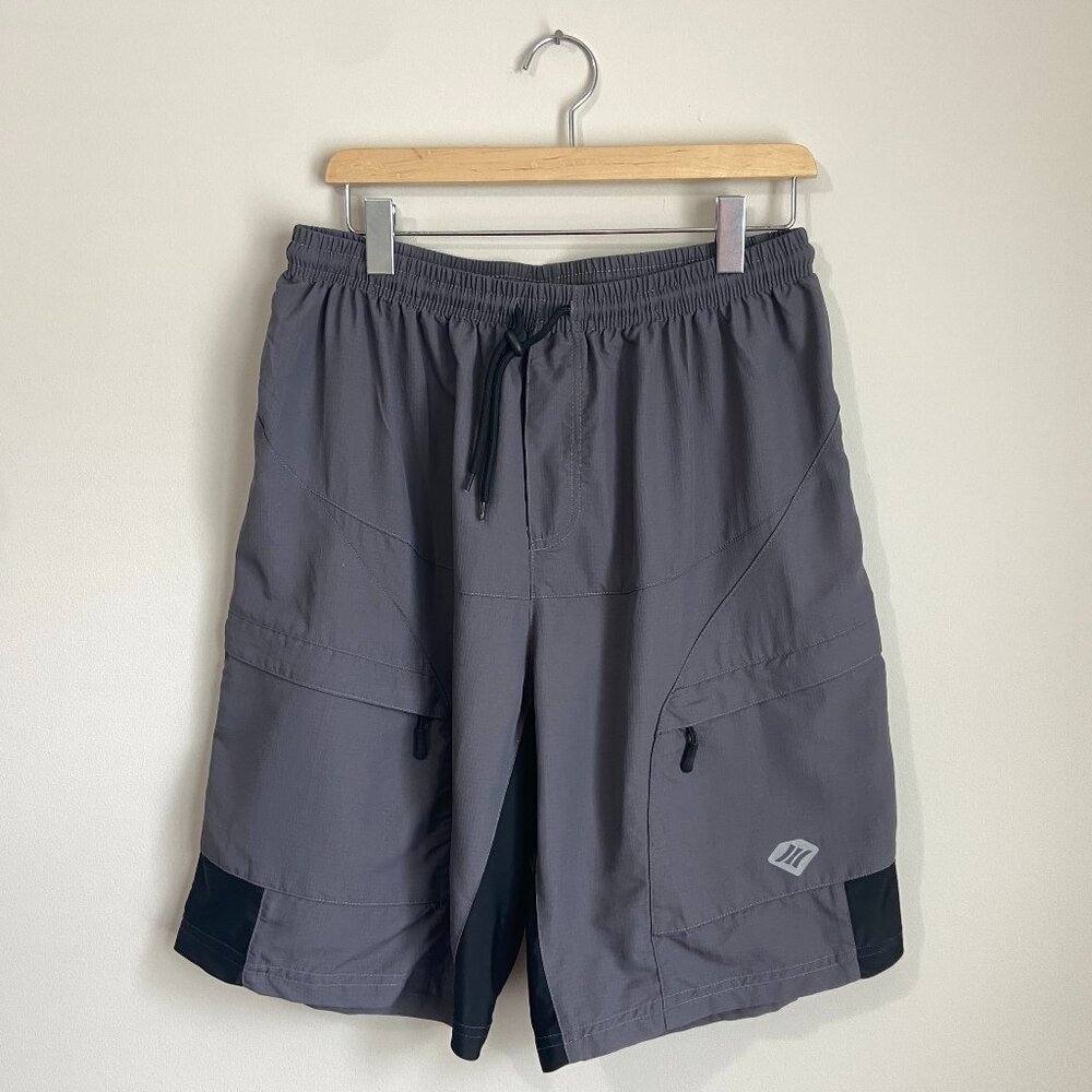 Santic Men's (2XL) Grey Elastic Waist Sport Shorts